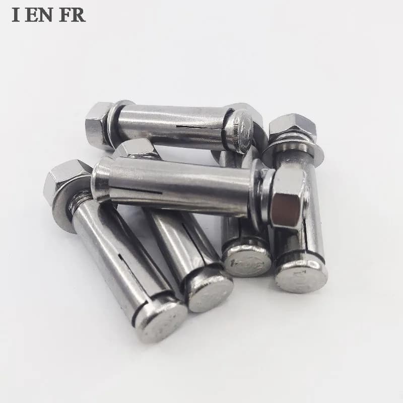 304 Stainless Steel Anchor Bolts | Hexagon Expansion Sleeve | M6-M20 Concrete Screws (1-5pcs) - Thumbnail 3