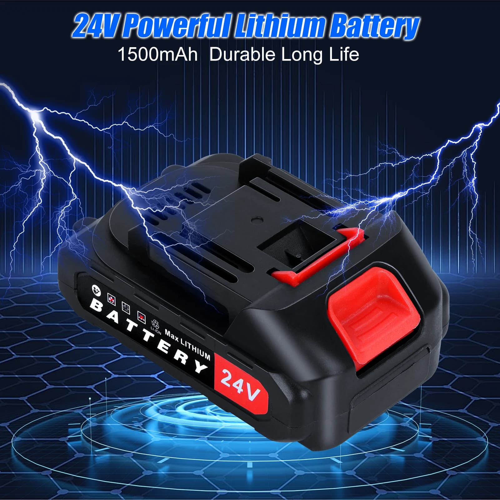Powered Pressure Washer | Cordless with 6-in-1 Adjustable Nozzles | Portable Cleaner - Thumbnail 4