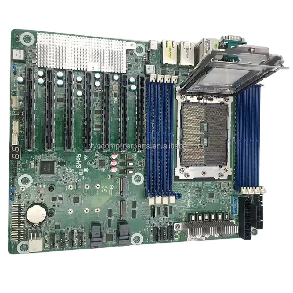 Server Motherboard | ASRock Rack ROMED8-2T | LGA4094 SP3 | DDR4 & PCIe 4.0 Performance - Thumbnail 6