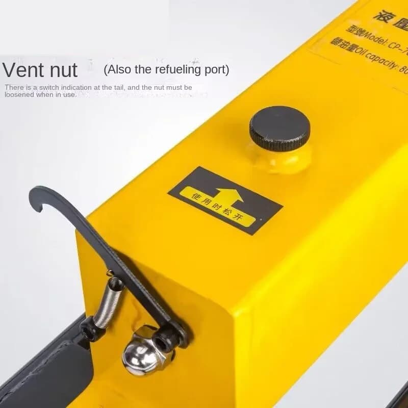 Portable Hydraulic Pump Station | CP-700D Manual High-Pressure System for Crimping & Clamping - Thumbnail 4