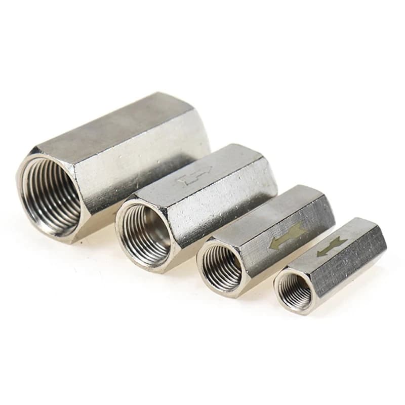 One-Way Check Valve | 6mm to 12mm Air & Gas Hose Connector | Pneumatic Flow Control - Thumbnail 6