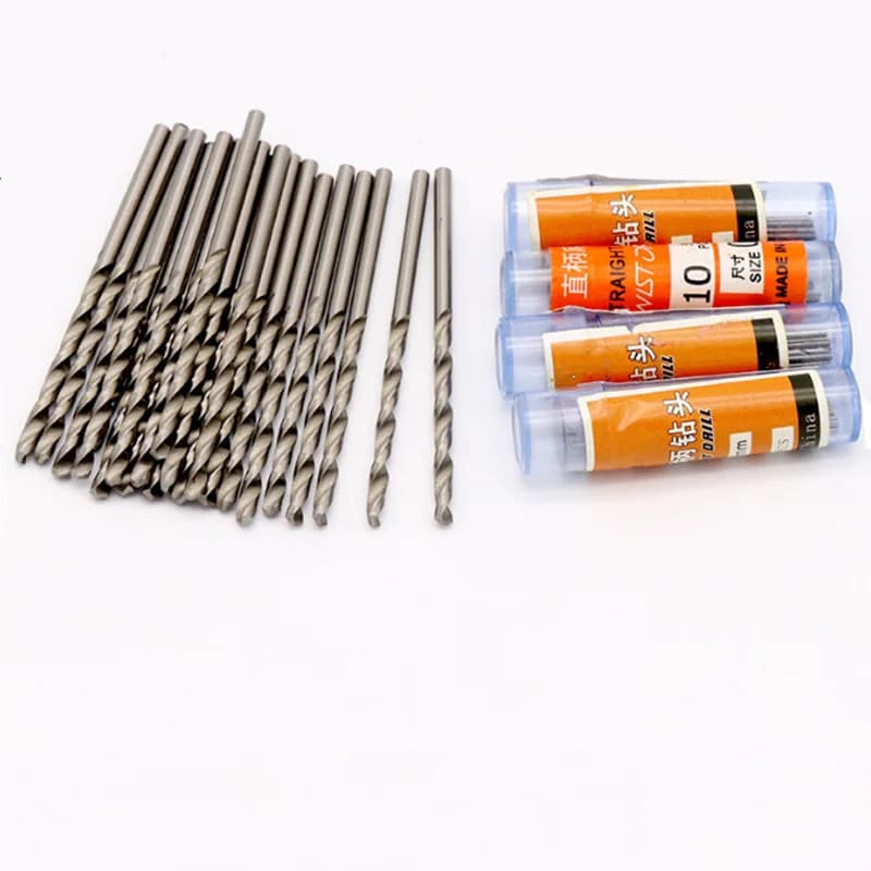HSS Micro Drill Bits Set | 0.2-5.2mm Straight Shank | For Stainless Steel & Wood - Thumbnail 3