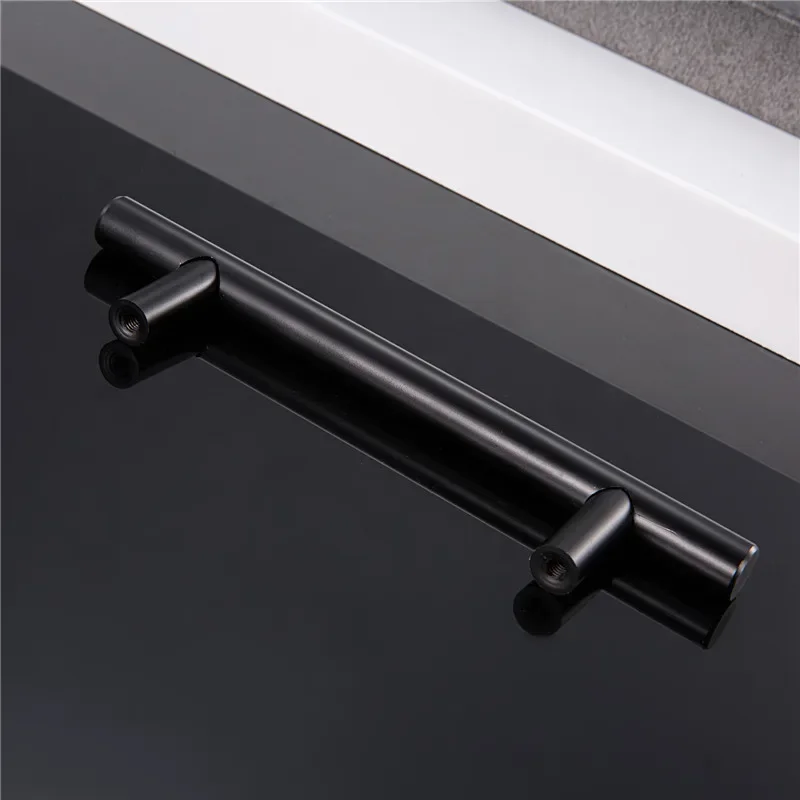Cabinet T-Bar Handles | 10mm Diameter Stainless Steel | Straight Pull Knobs for Furniture - Thumbnail 4
