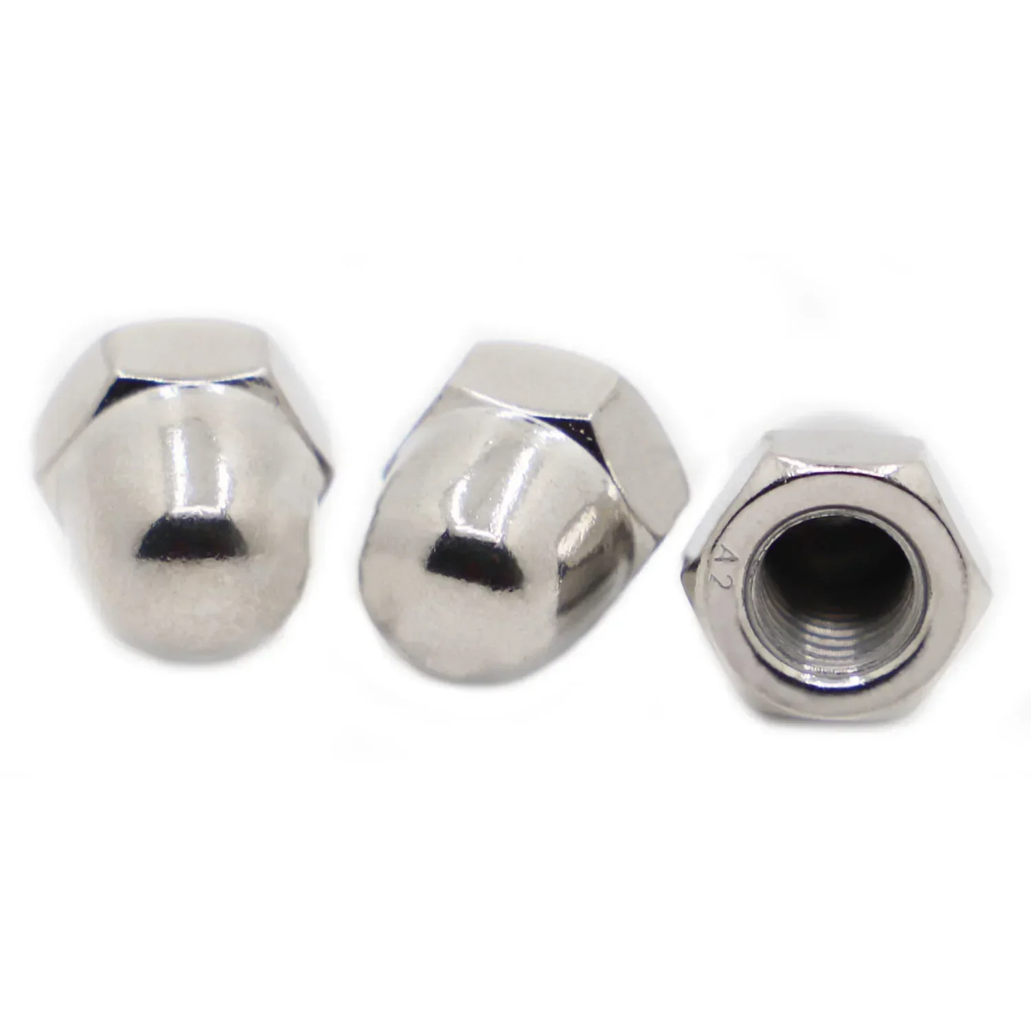 Stainless Steel Hex Cap Nuts | Decorative Domed Hardware | M3-M16 Metric Sizes - Thumbnail 2
