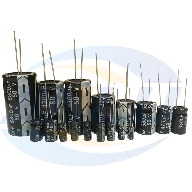 10uF 50V Aluminum Electrolytic Capacitor | 5x11mm | 50-Piece Professional-Grade Kit - Thumbnail 4