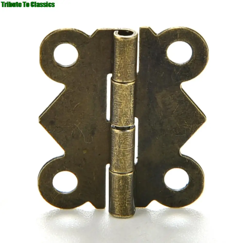 Brass Butterfly Hinges | 20x17mm 10PCS Kit | For Jewelry Box & Model Making - Thumbnail 4