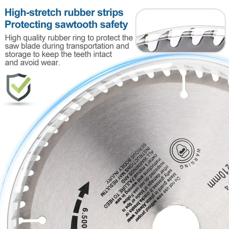 150mm Circular Saw Blade | 16T/24T/30T Multi-Tooth | Universal Hard & Soft Wood Cutting - Thumbnail 5