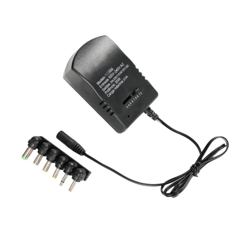 AC/DC Power Adapter | 3V-12V Adjustable Voltage | 30W 3A Switching Power Supply - Thumbnail 3