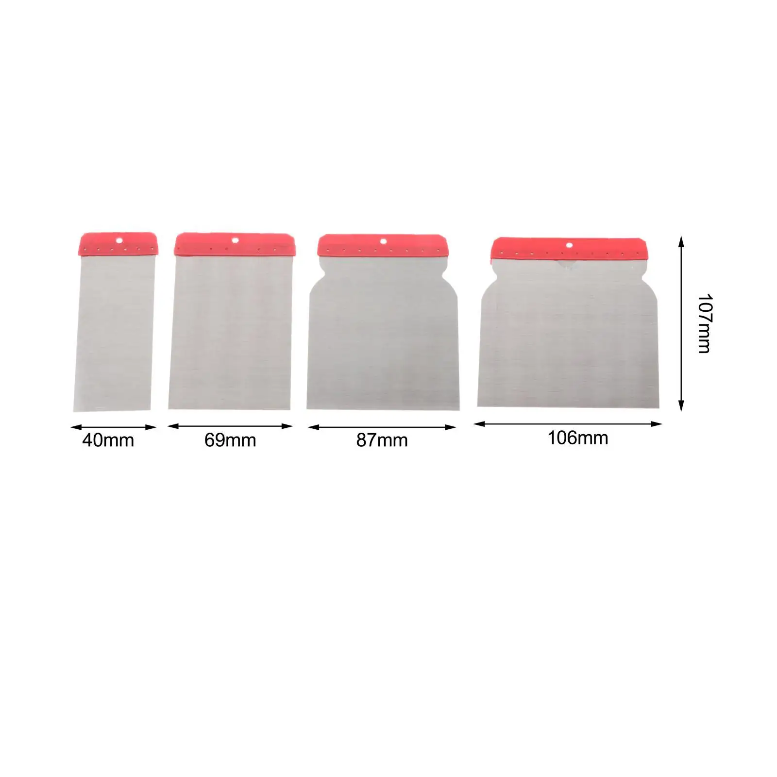 Drywall Repair Kit | 4-Piece Putty Knife Set | Wall Patching & Finishing Tools - Thumbnail 4