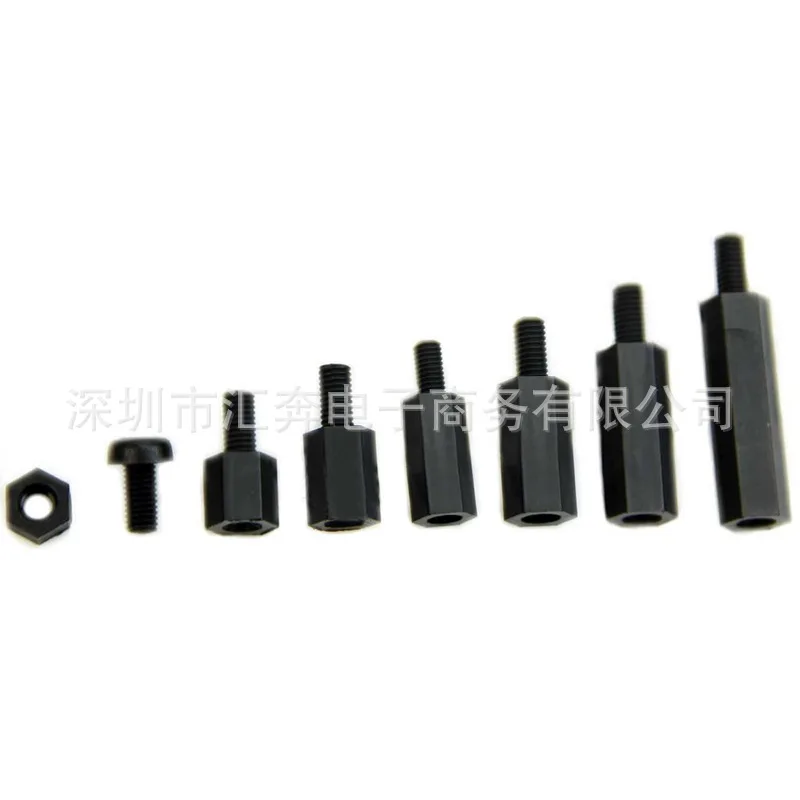 Standoff Spacer Kit | 180Pcs M3 Nylon Column Set | Motherboard & Wood Mounting Hardware - Thumbnail 2
