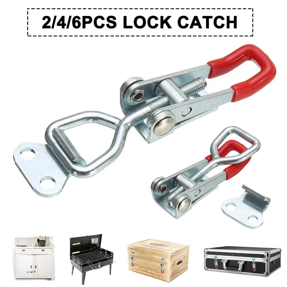 Anti-Theft Door Buckle | Metal Polishing, Rust Resistant | Window, Cabinet, Fitting Room - Thumbnail 3