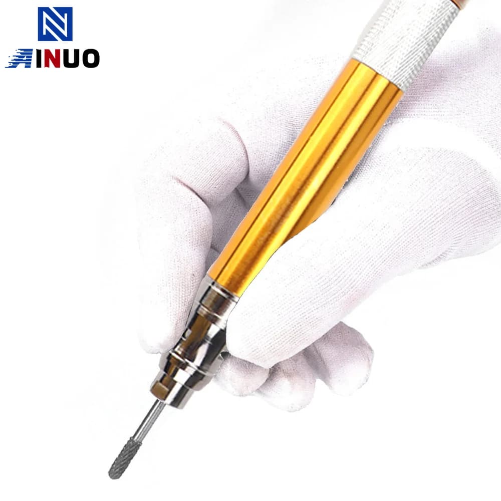 Pneumatic Die Grinder Kit | Precision Engraving & Polishing Tool | Compact Pencil Grip - Thumbnail 6