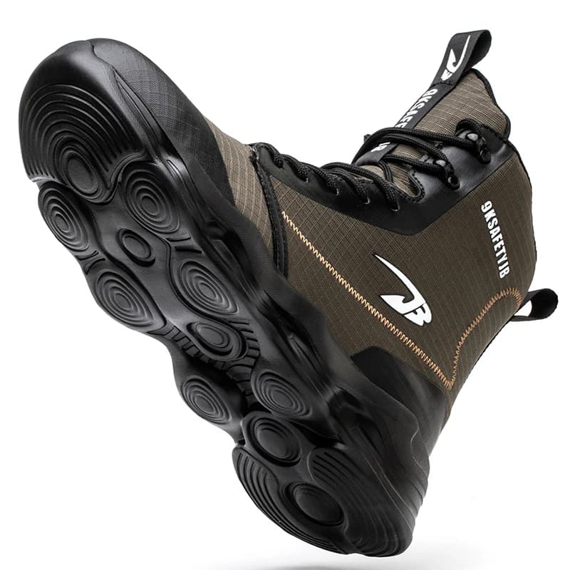 Safety Shoes | Breathable Anti-Smash Design | Puncture Proof Work Sneakers - Thumbnail 7