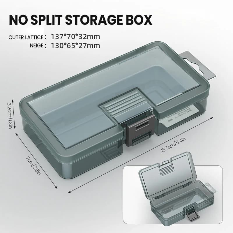 Plastic Tool Box | Transparent High-Hardness Storage | Thickened Pressure-Resistant Case - Thumbnail 3