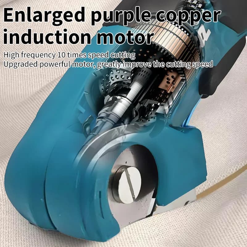 Makita 18V Cordless Fabric & Carpet Cutter | Multi-Tool Attachment for Upholstery & Trimming - Thumbnail 2