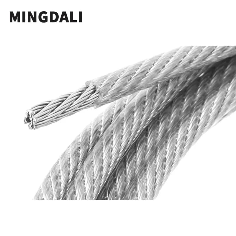 Stainless Steel Wire Rope | PVC-Coated Cable | 1.0mm-6mm Diameter | 304 Marine-Grade - Thumbnail 4