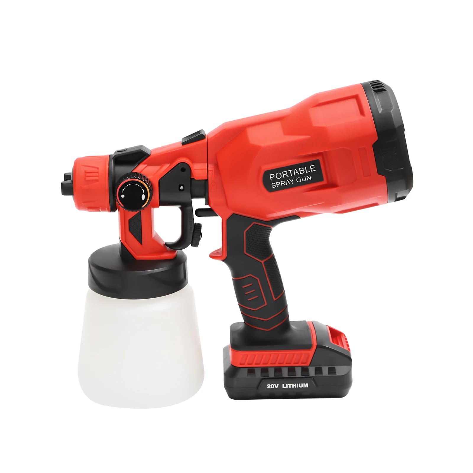 20V Cordless High Pressure Paint Sprayer | 800ML HVLP Airless Spray Gun | Professional Power Tool - Thumbnail 2