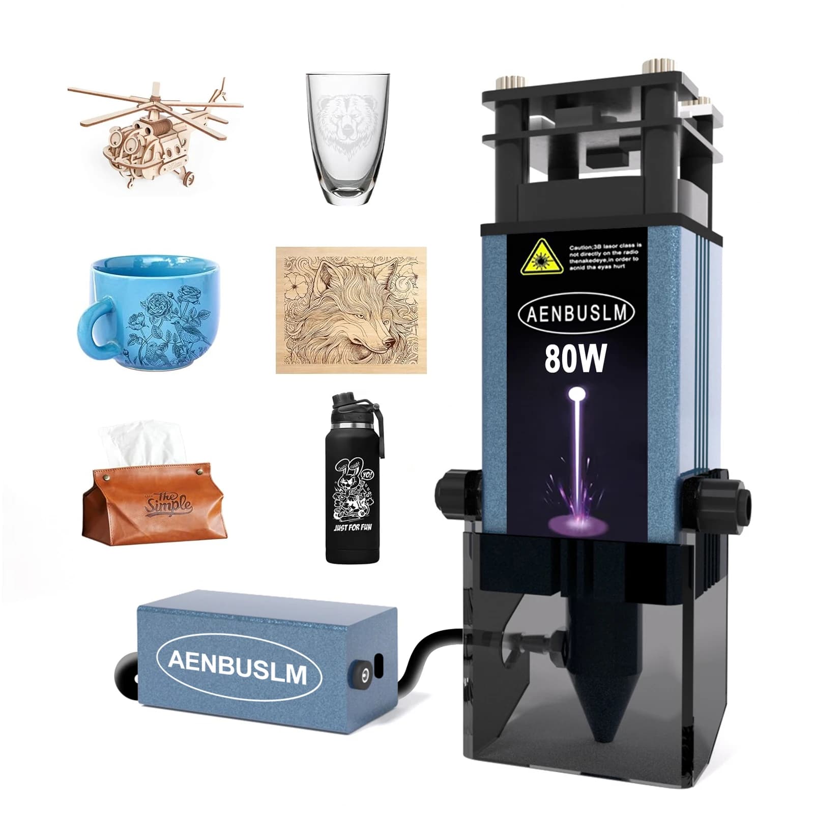 40W Laser Engraving Head | 450nm Module for CNC Router & 3D Printer | 12V/24V Precision Cutting Tool - Thumbnail 2