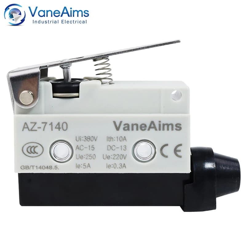 Waterproof Micro Limit Switch | 10A 250V Capacity | AZ-7312 Series | Compact Roller Lever Actuator - Thumbnail 5
