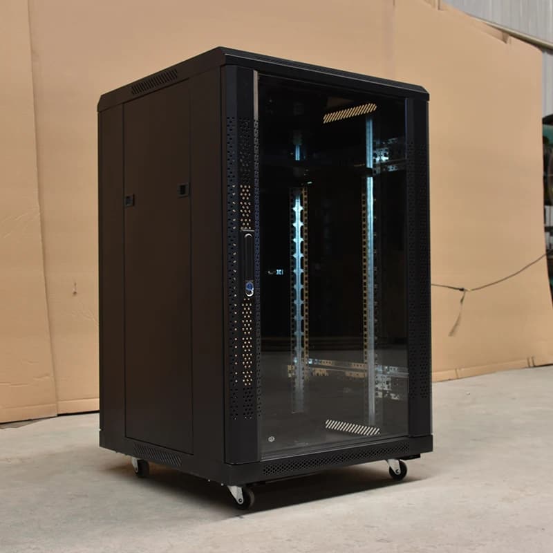 15U 600 * 800 Server Rack Customized 19-inch Network Data Center Shell Tempered Glass Network Rack Cabinet 12u 14U 16U 18U - Thumbnail 4