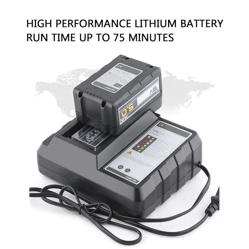 VRP-2SLI Lithium Battery Vacuum Pump | 2Pa High Vacuum | For Car & Home AC Systems - Thumbnail 3