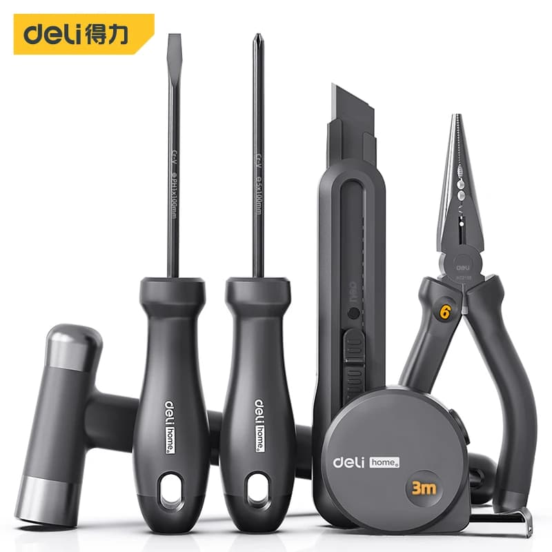 Electrician Tool Kit | Essential Hand Tool Set for Home Repair & DIY Projects - Thumbnail 2