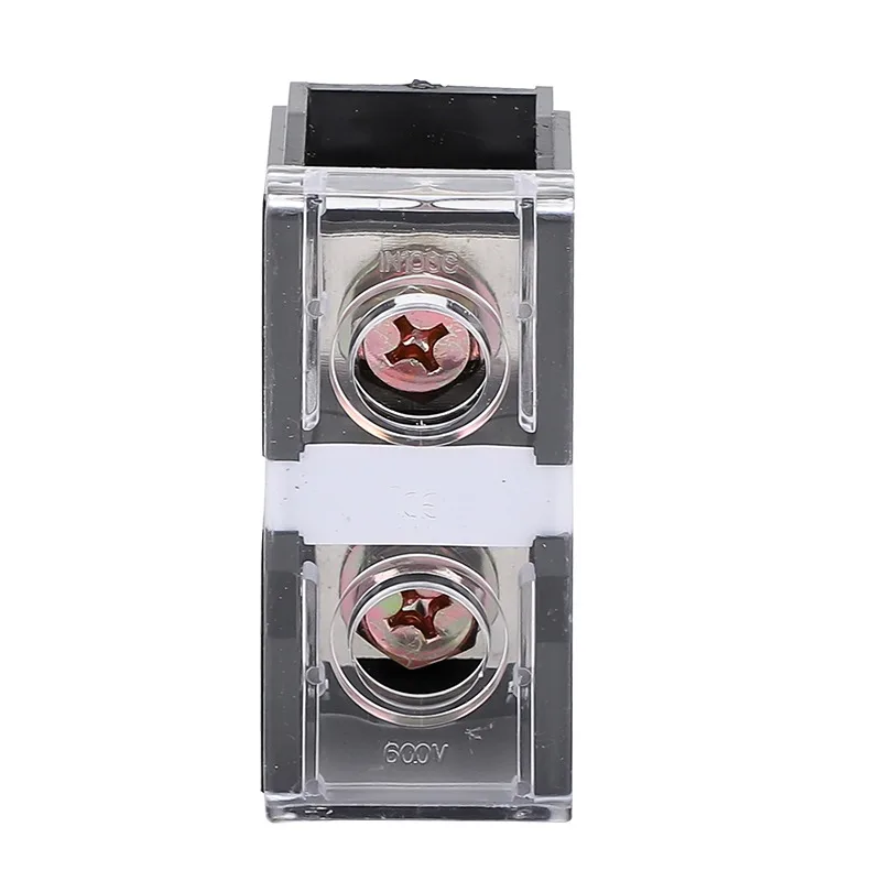 Heavy-Duty DIN Rail Terminal Block | 30A/60A High-Current Brass Connector | 600V 2/3-Pole Junction - Thumbnail 5