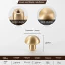 Brushed gold-S