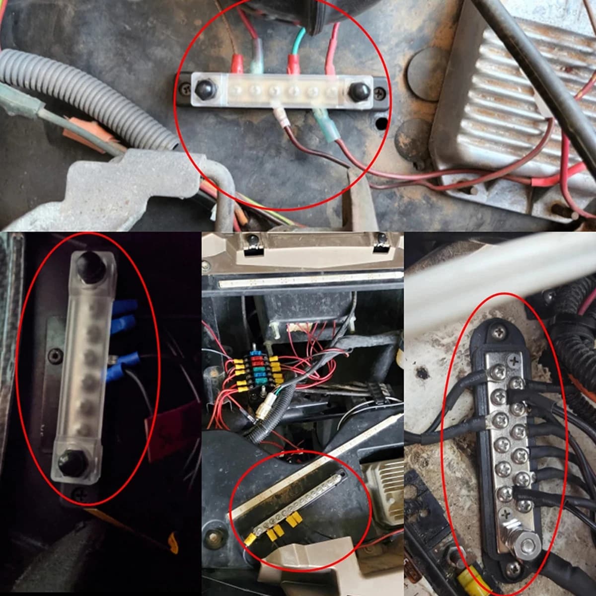 6-Port Power Distribution Terminal Block | 300V AC / 150A DC | Insulated Cover & Heat Shrink Tubing - Thumbnail 5