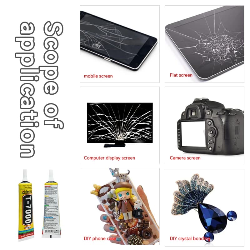 T7000 Precision Adhesive | Fine Needle Applicator | 15ml, 50ml, 110ml Sizes | Electronics Repair Glue - Thumbnail 6