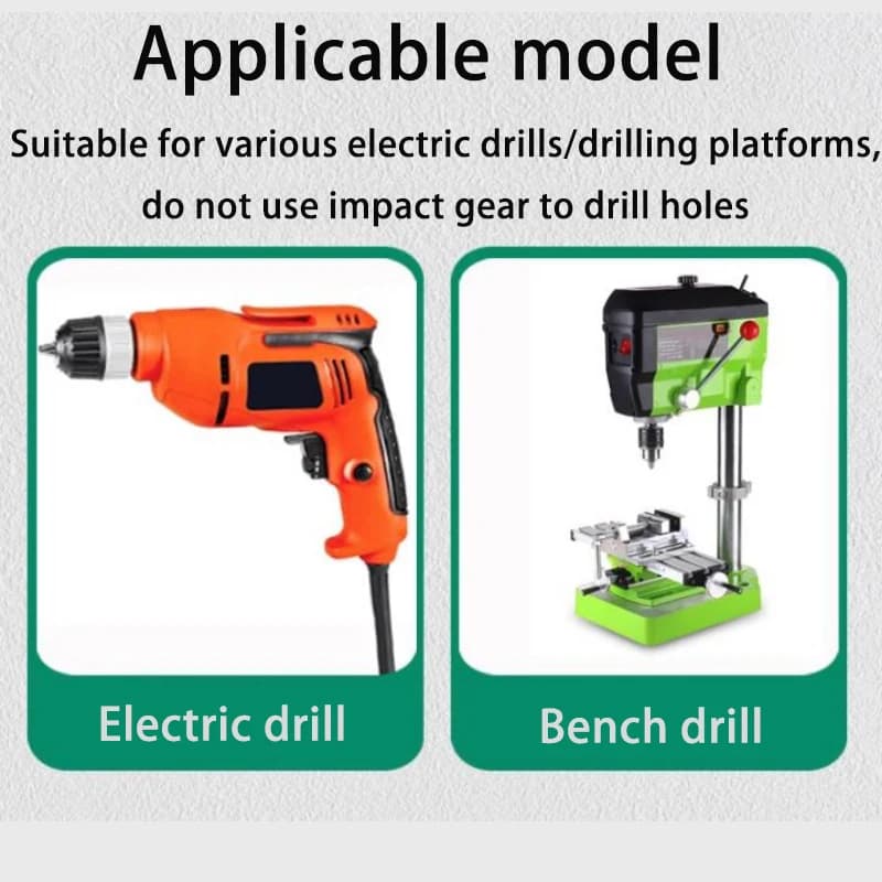Diamond Hole Saw Set | 3-200mm Glass & Tile Drill Bits | Premium Ceramic & Granite Cutting Tools - Thumbnail 4
