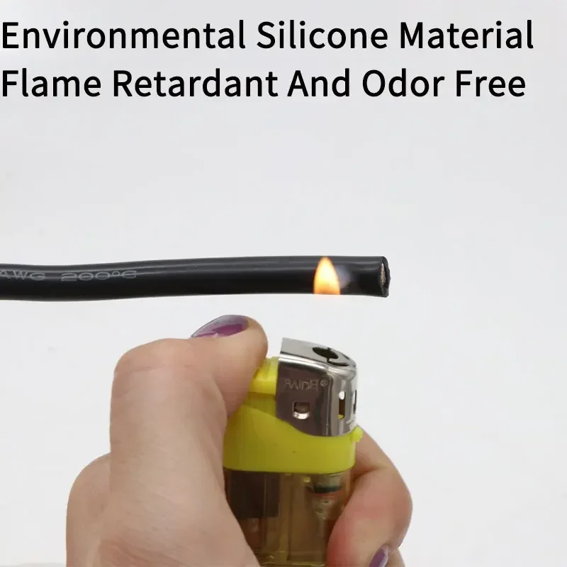 High-Temperature Silicone Wire | Ultra-Flexible 10-30 AWG Copper Cable | Heat-Resistant - Thumbnail 4