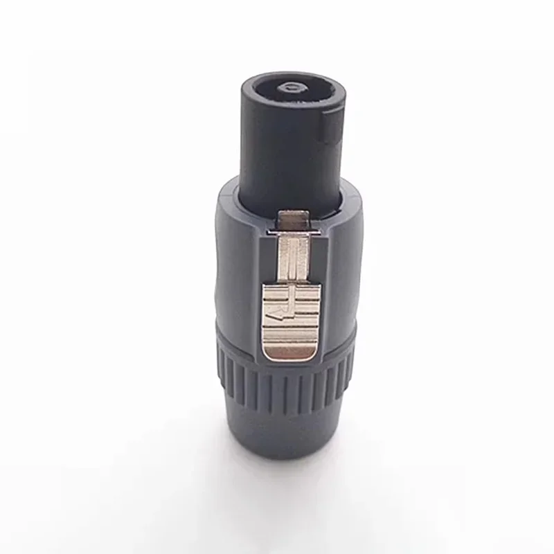 Speakon & XLR Audio Connectors | 4-Pin Male Plug with Locking Terminal | 5-Pack - Thumbnail 4