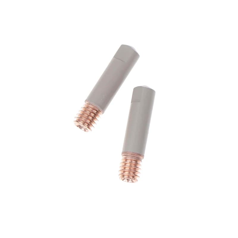 MIG Welding Contact Tips & Nozzle Kit | 0.8mm & 1.0mm | 25mm M6 | Anti-Spatter Coating - Image 1