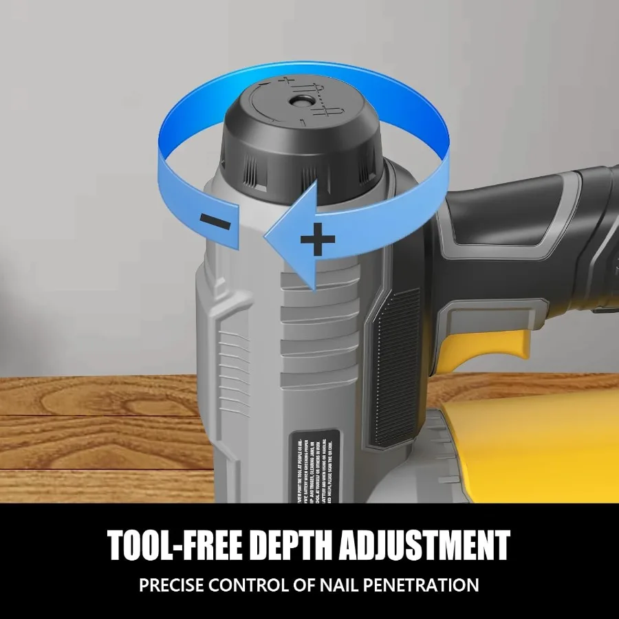 Brad Nailer & Stapler | 18 Gauge 2-in-1 Battery Powered | Includes 2.0Ah Battery & 1000 Fasteners - Thumbnail 5