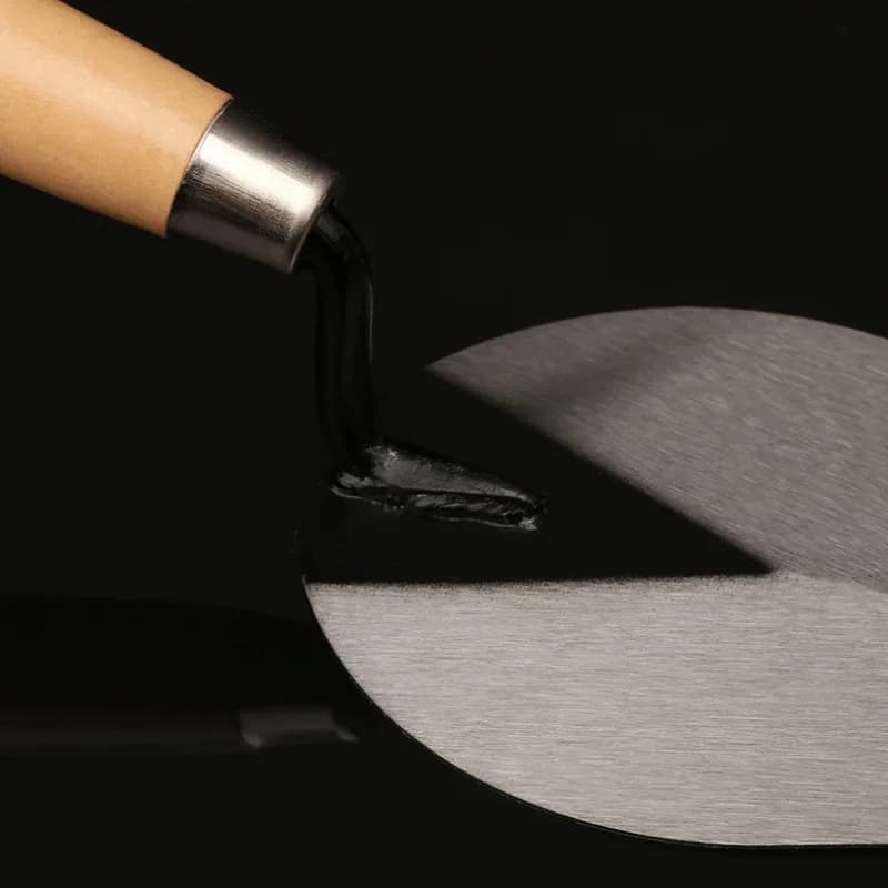 Masonry Trowel | Carbon Steel Blade for Concrete, Mortar & Brickwork | Heavy-Duty Construction Tool - Thumbnail 6