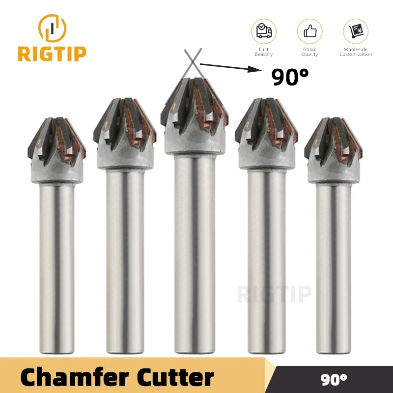 Carbide Countersink Drill Bit Set | Precision Chamfering & Milling for Metal - Thumbnail 2