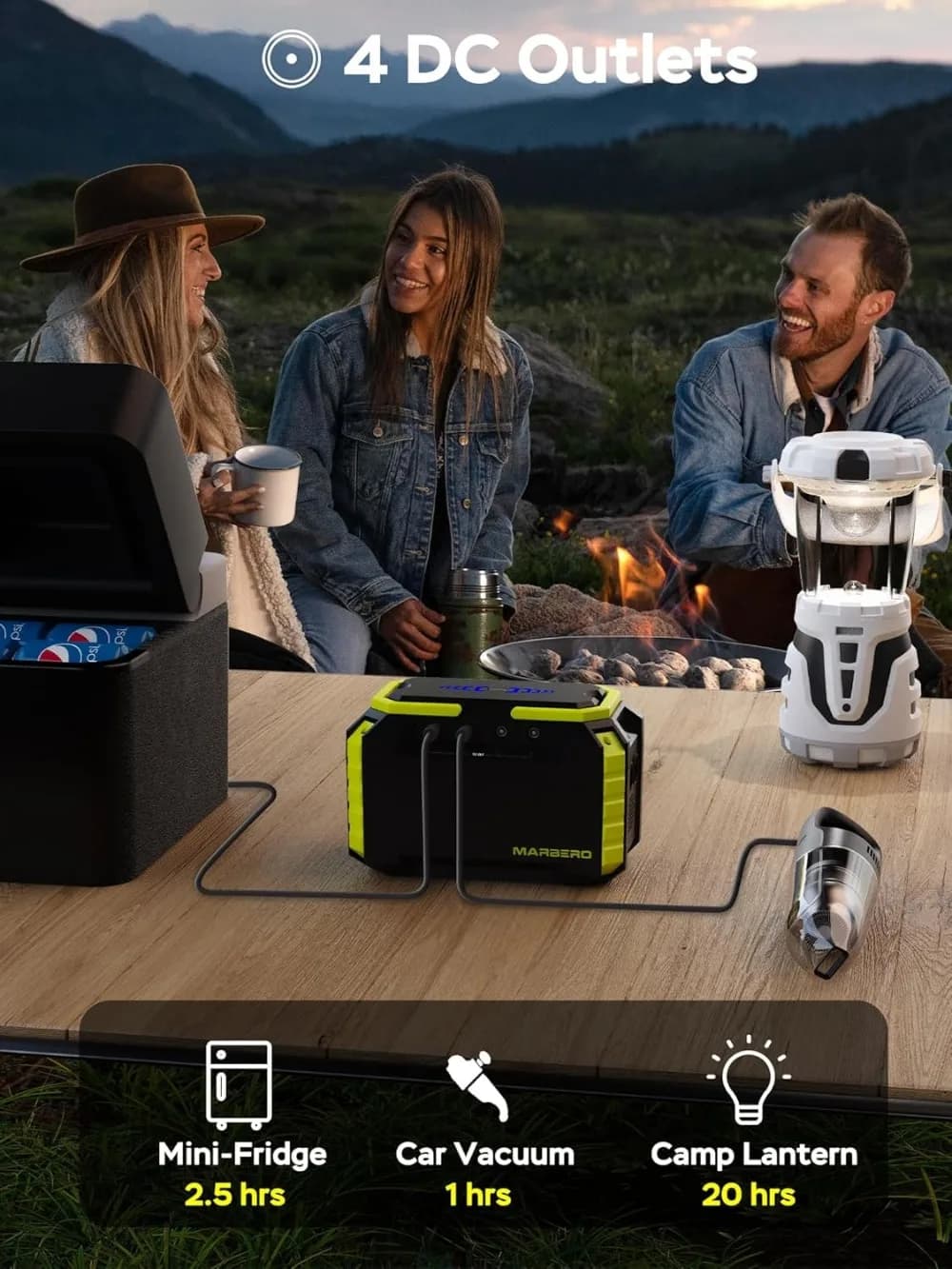 Power Station | 150Wh Solar-Ready Generator | AC Outlet & USB Ports for Camping & Emergency Backup - Thumbnail 3
