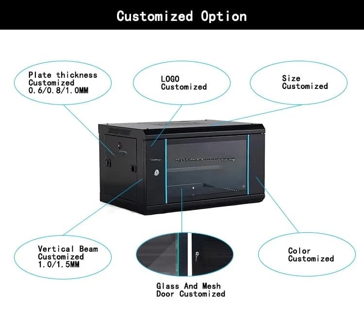 19-Inch Server Rack Cabinet | 2U to 18U Wall Mount | DDF Network & Data Center Solution - Thumbnail 3