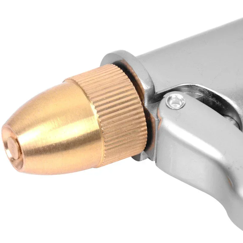 Brass Water Spray Gun | High Pressure Metal Nozzle | Car & Garden Hose Tool - Thumbnail 3