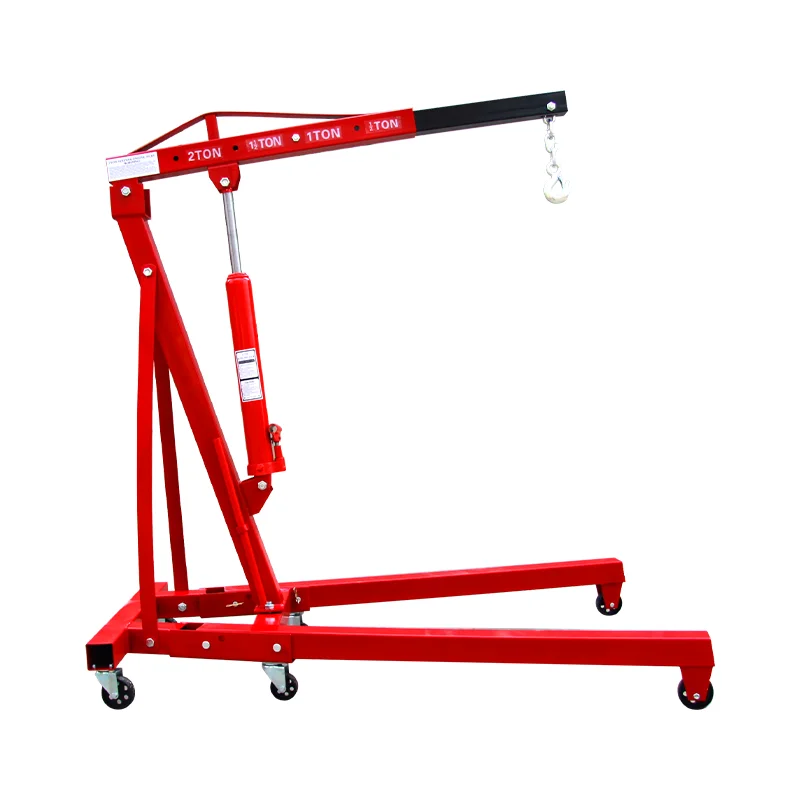 2-Ton Hydraulic Shop Crane | Heavy-Duty Engine Hoist & Cherry Picker - Thumbnail 4