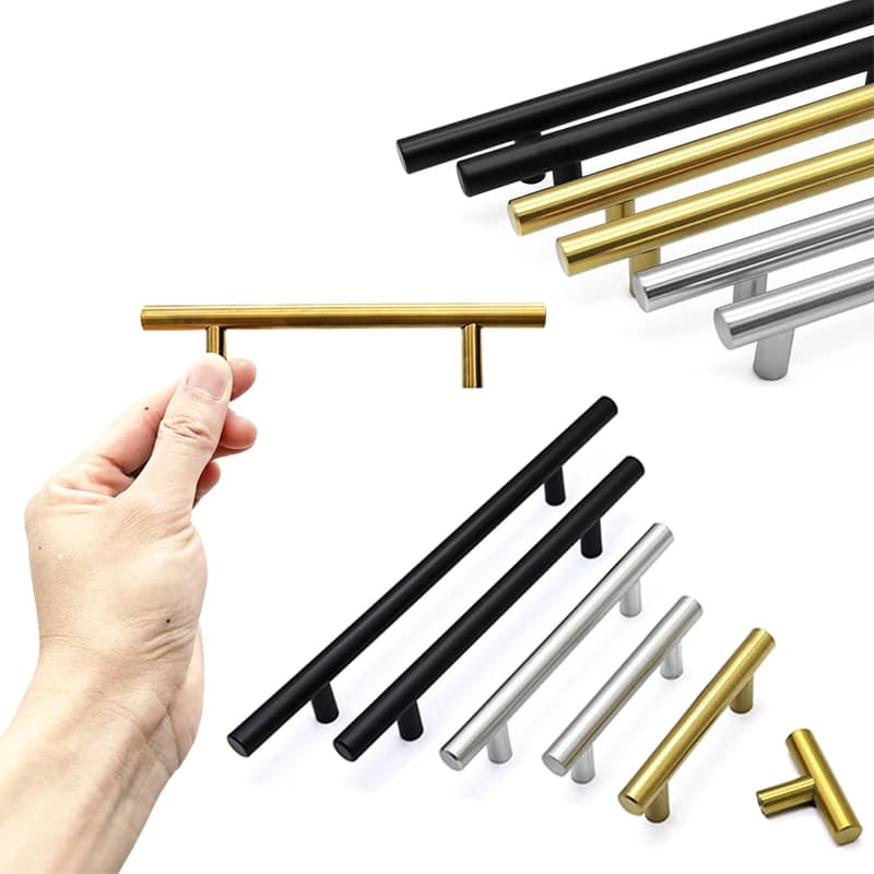 Cabinet Handles | Brushed Stainless Steel Pulls | Drawer & Door Hardware - Thumbnail 2