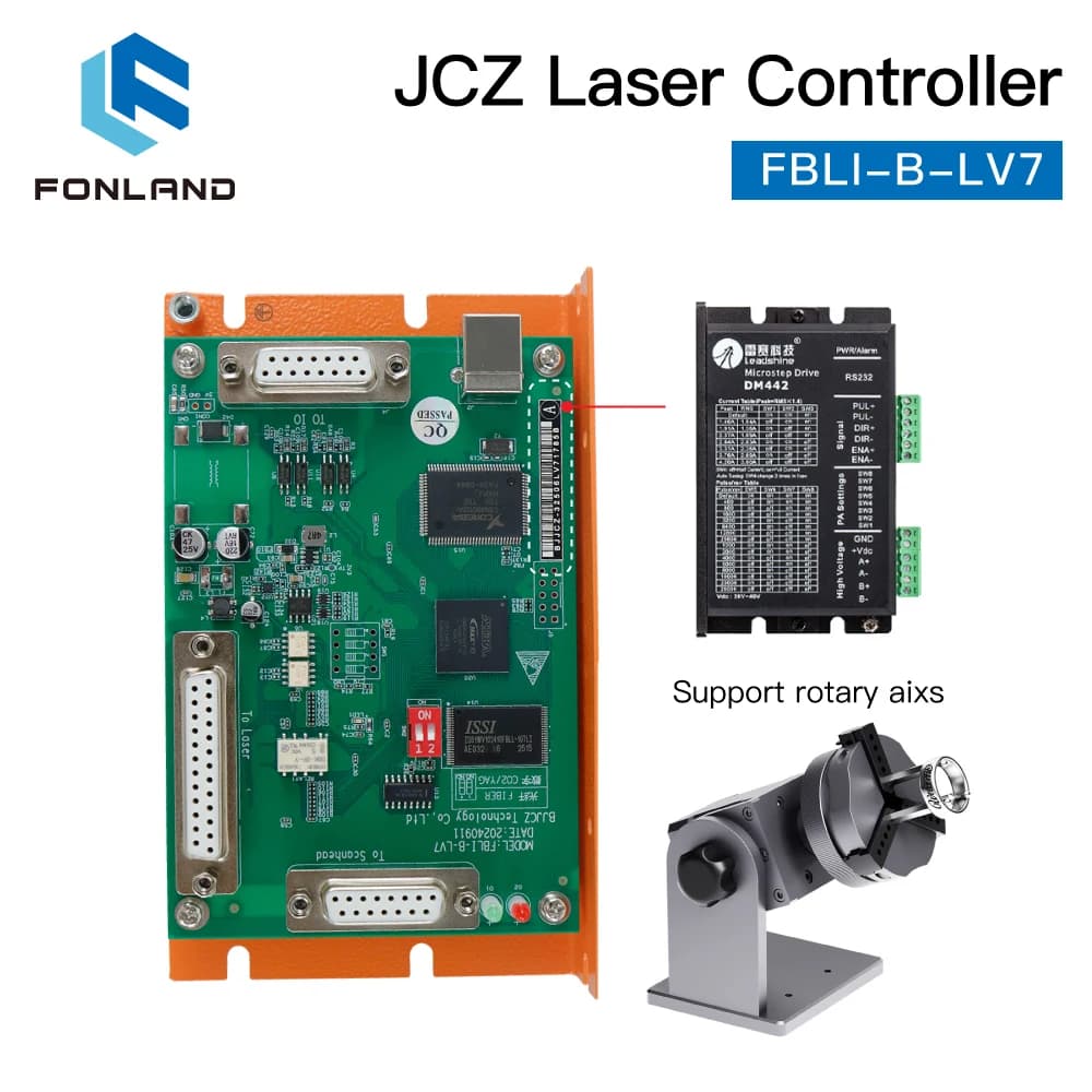 Laser Engraving Controller | FBLI-B-LV7 for Fiber Marking | EZCAD Software Compatible - Thumbnail 5