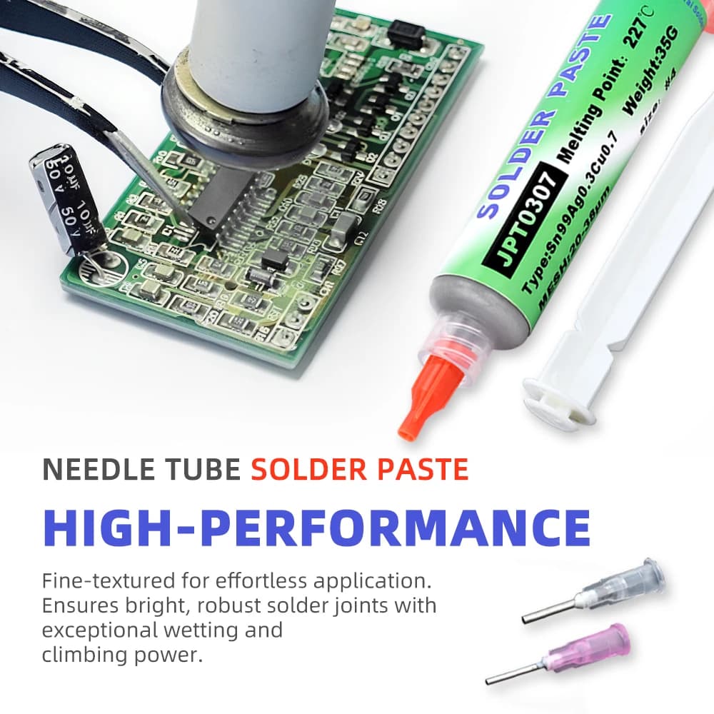 Professional-Grade Sn99Ag0.3Cu0.7 Solder Paste | High-Temp Precision for Micro-Soldering & PCB Repair - Thumbnail 2
