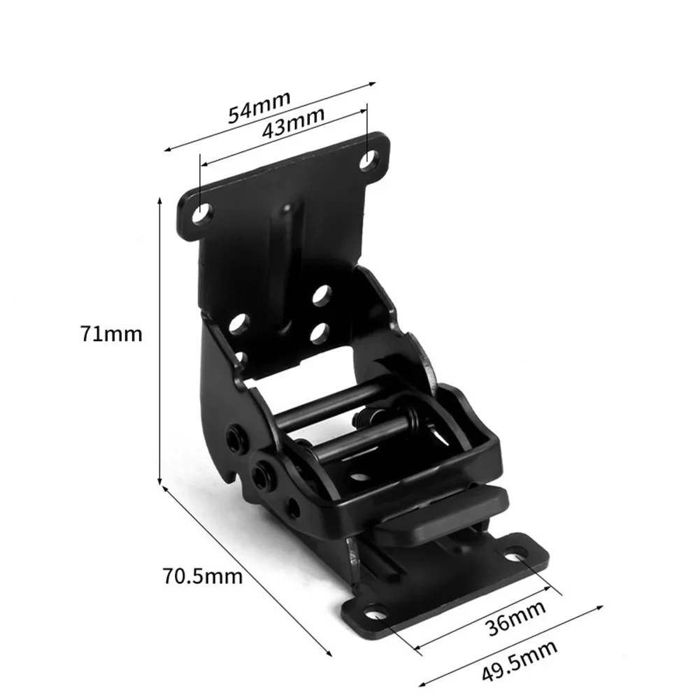 Folding Table Brackets | 4pcs Heavy-Duty Self-Locking Hinges | 90-Degree Angle Support - Thumbnail 6