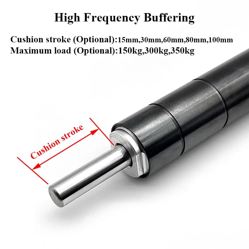 Hydraulic Shock Absorber | Adjustable Load 150-350KG | Industrial-Grade Vibration Damper - Thumbnail 2