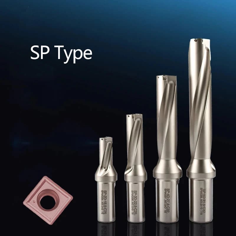 Indexable Drill Bits | SP Series C20-C40 | Quick-Change U-Drill for Metal - Thumbnail 3