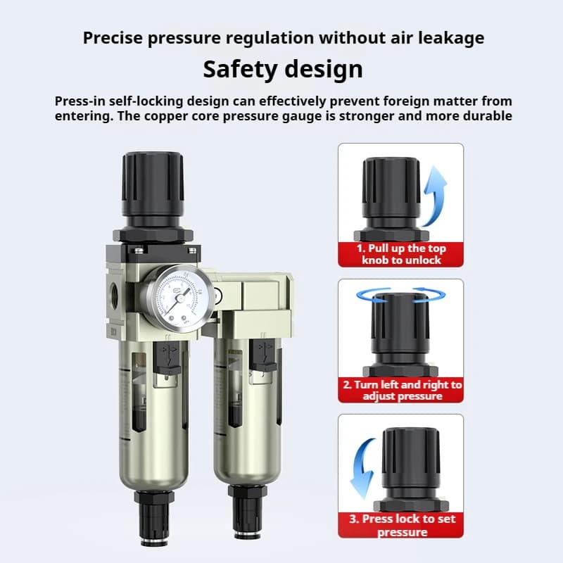 Air Compressor Filter | Multi-Stage Oil-Water Separator | 1/4 to 3/4 NPT Fittings - Thumbnail 5