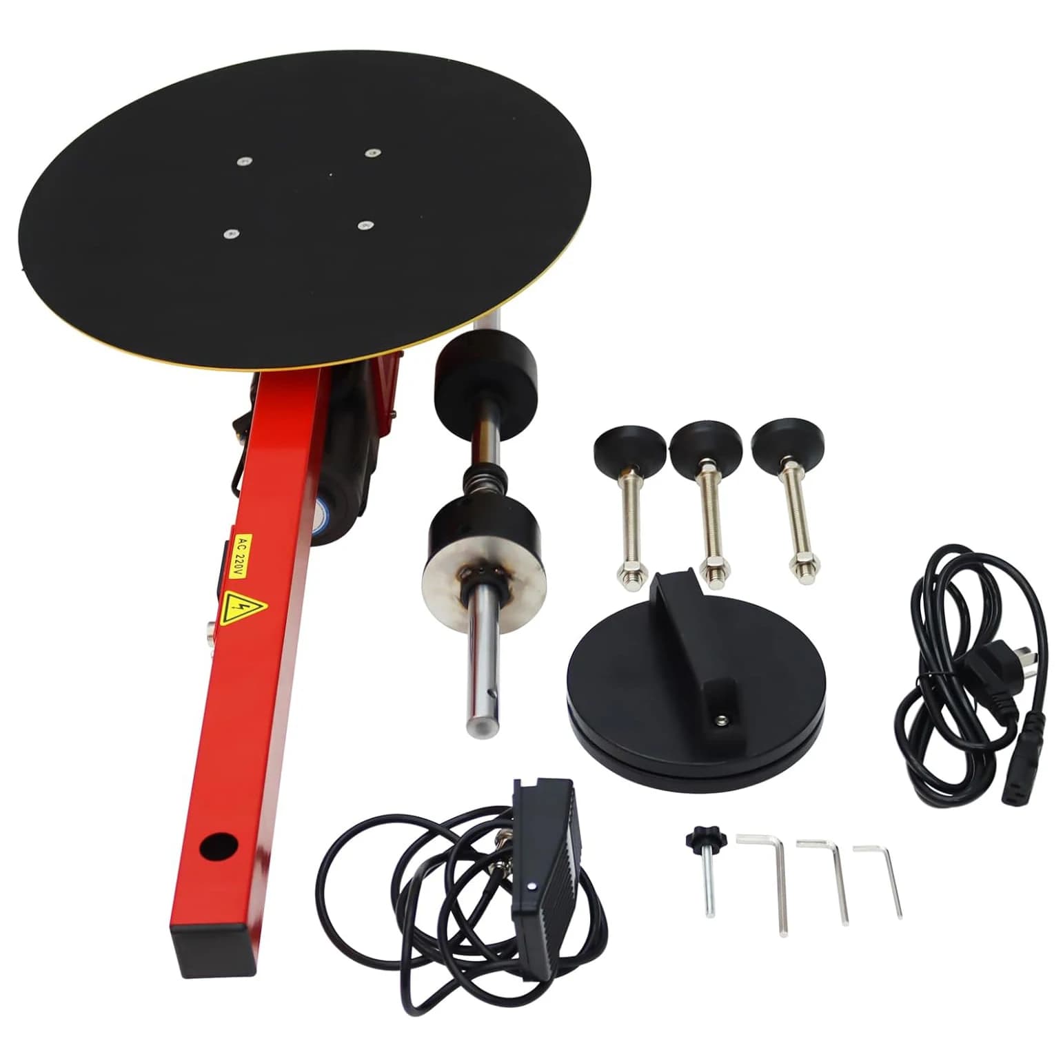 Semi-Automatic Pallet Wrapping Machine | 110 LBS Load Capacity | 220V Industrial Film Dispenser - Thumbnail 5