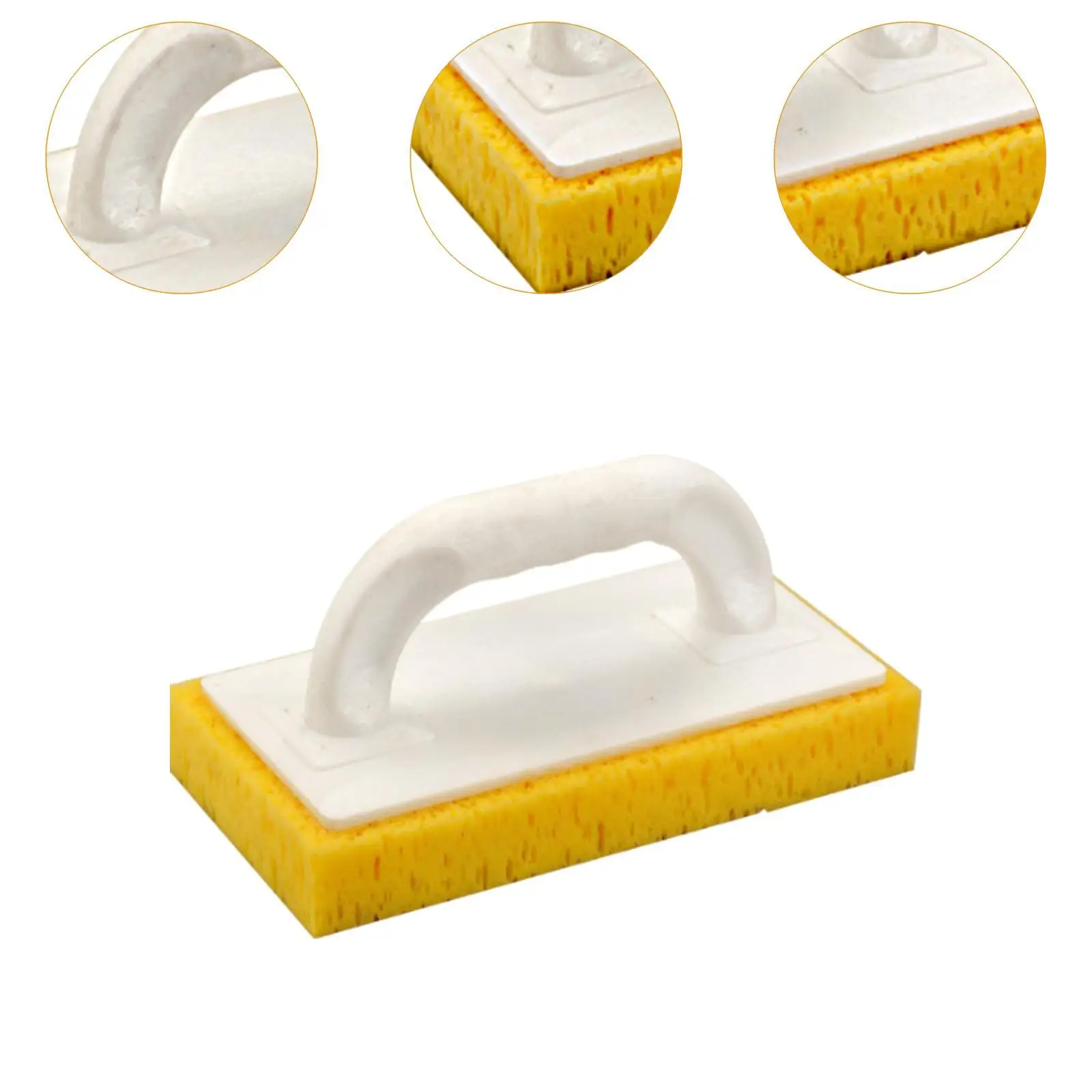 Grout Float & Plastering Sponge | Ergonomic Handle for Tile & Drywall | Multi-Surface Finishing Tool - Thumbnail 5